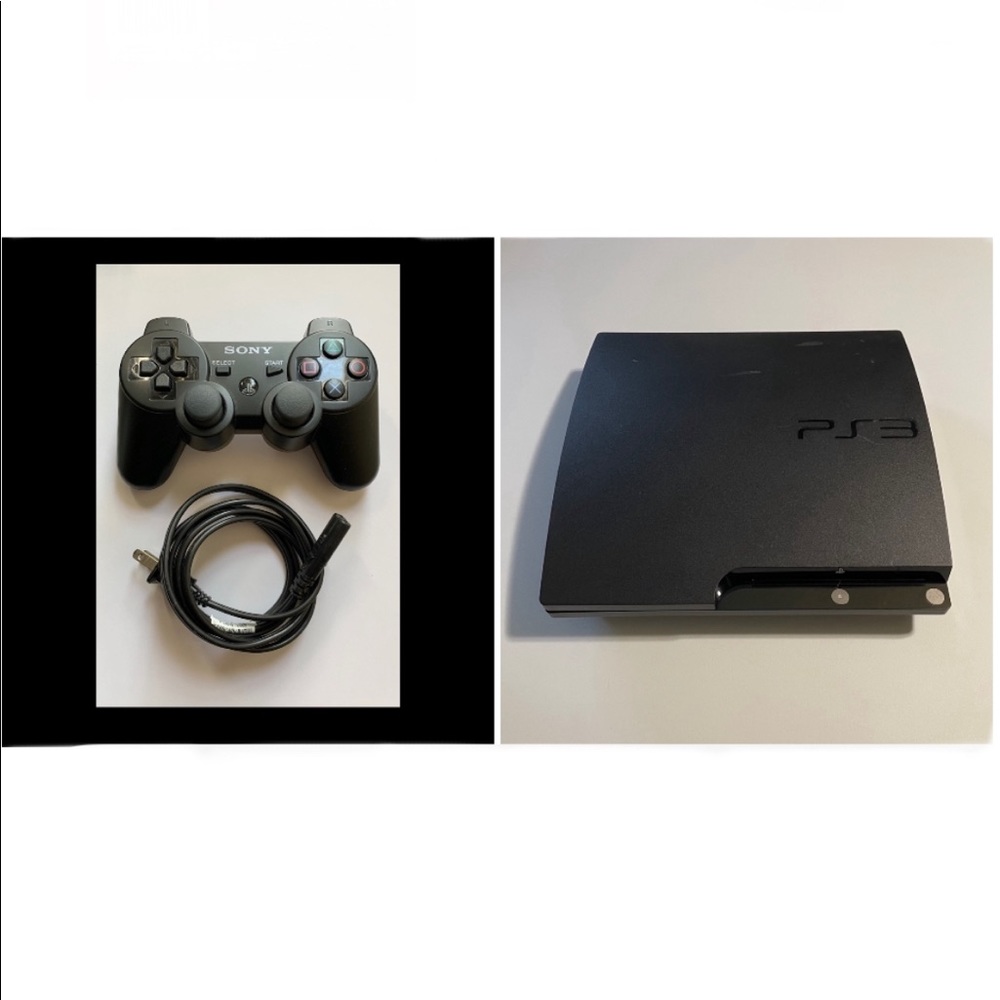 PlayStation 3 (PS3) Slim 120GB: Multiman featuring: 8 PS1, 9 PS2 and 9 PS3 Games